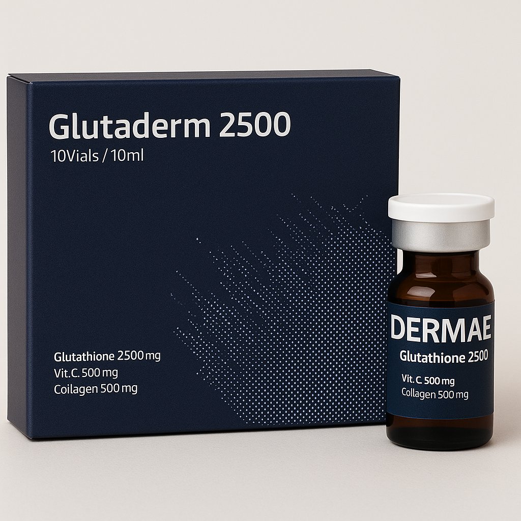 DermAD Glutaderm 2500 – French Glutathione Whitening - أمبولات جلوتاثيون فرنسية لتفتيح البشرة