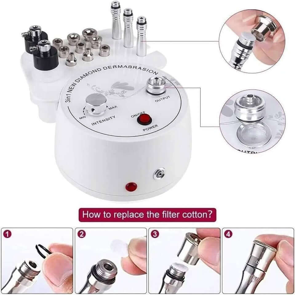 Crystal Peeling Device – Restore Glow & Radiance - جهاز التقشير الكريستالي – استعادة نضارة وإشراقة البشرة