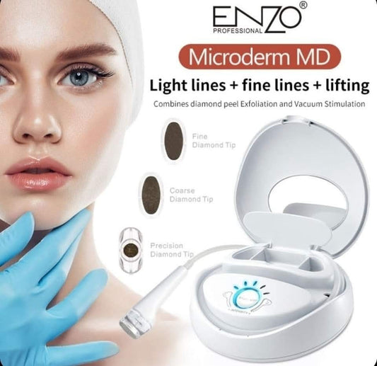 Enzo Diamond Peeling Device - جهاز تقشير ماسي اينذو مع طقم هدية