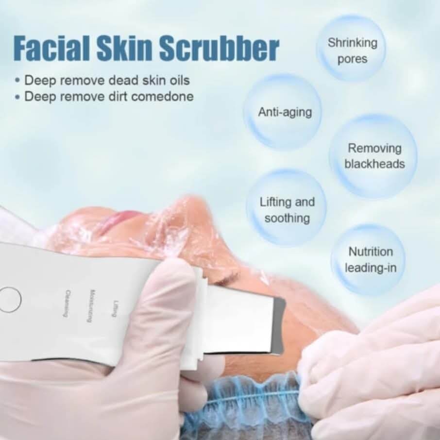 Ultrasonic Skin Scrubber - جهاز التراسونك سكرابر – تقشير وتنظيف عميق
