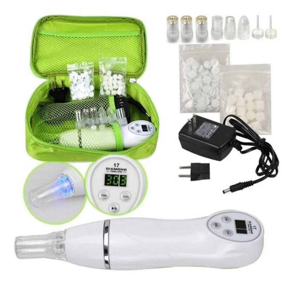 Home Diamond Microdermabrasion Device – Deep Exfoliation & Radiant Skin | جهاز التقشير الكريستالي المنزلي – لبشرة ناعمة ومشرقة