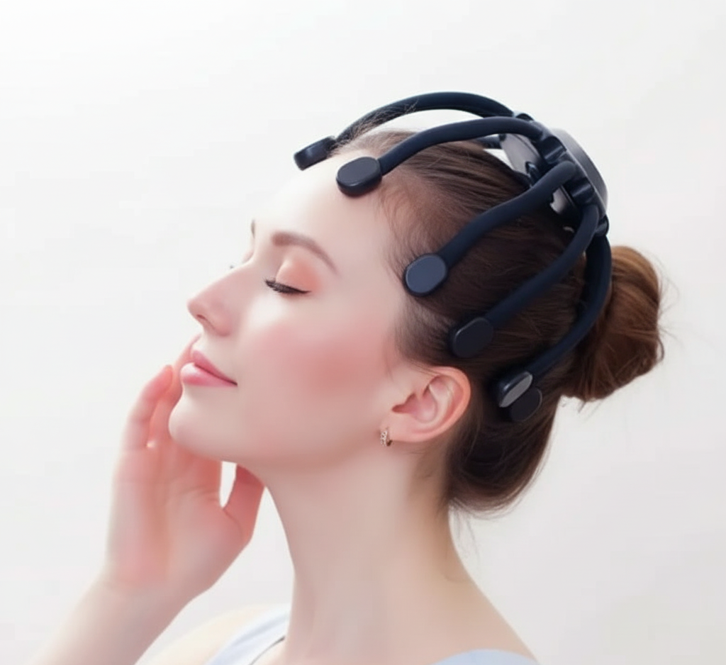 Spider Head Massager – Deep Relaxation & Scalp Circulation Boost | جهاز مساج الرأس العنكبوتي – استرخاء عميق وتنشيط للدورة الدموية