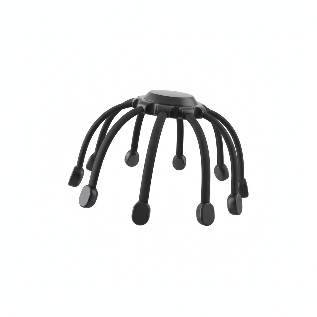 Spider Head Massager – Deep Relaxation & Scalp Circulation Boost | جهاز مساج الرأس العنكبوتي – استرخاء عميق وتنشيط للدورة الدموية