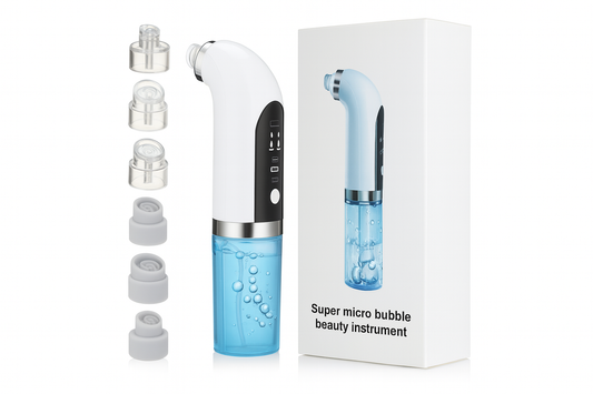 "جهاز Small Bubble Beauty لتنظيف البشرة وإزالة الرؤوس السوداء مع ترطيب pores – blackhead remover احترافي"