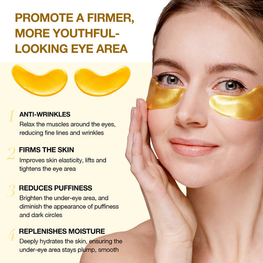 24K Gold Collagen Eye Mask - ماسك العين بالكولاجين