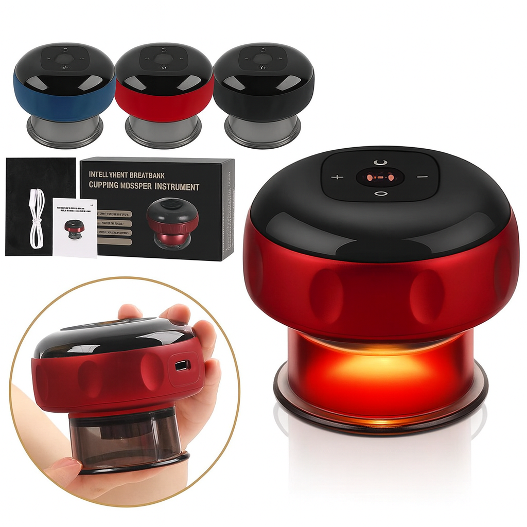 Portable Cupping Device with Heat | جهاز حجامة منزلي بالتسخين