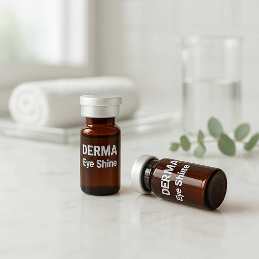 DermAD EYE Shine – Eye Contour Ampoules -  أمبولات محيط العين الفرنسية لعلاج الهالات والانتفاخات