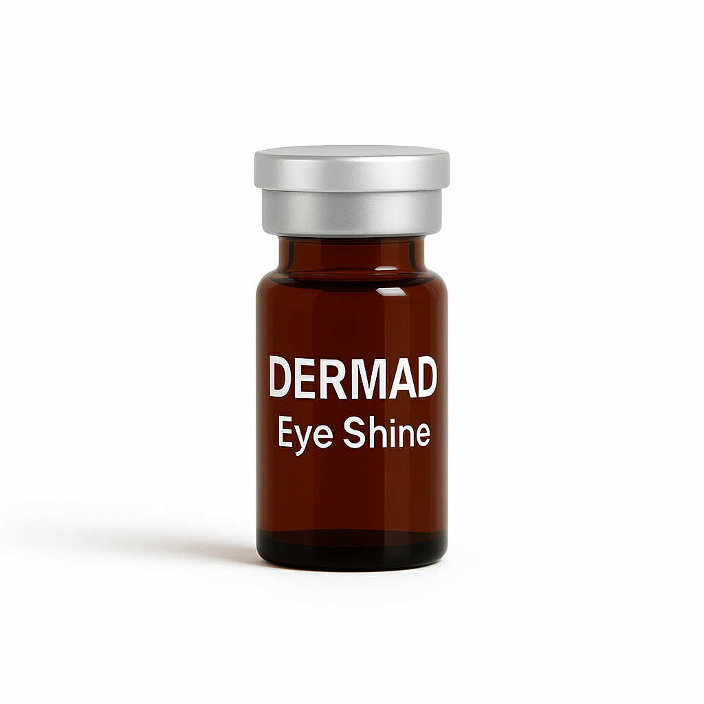 DermAD EYE Shine – Eye Contour Ampoules -  أمبولات محيط العين الفرنسية لعلاج الهالات والانتفاخات