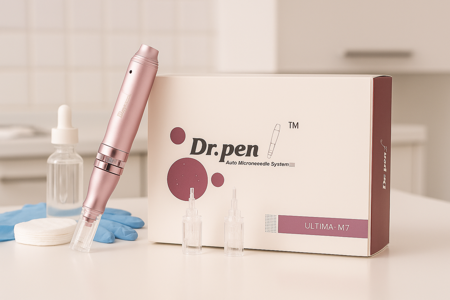 Dr. Pen M7 + DermAD Skin Booster – Advanced Microneedling Upgrade Kit