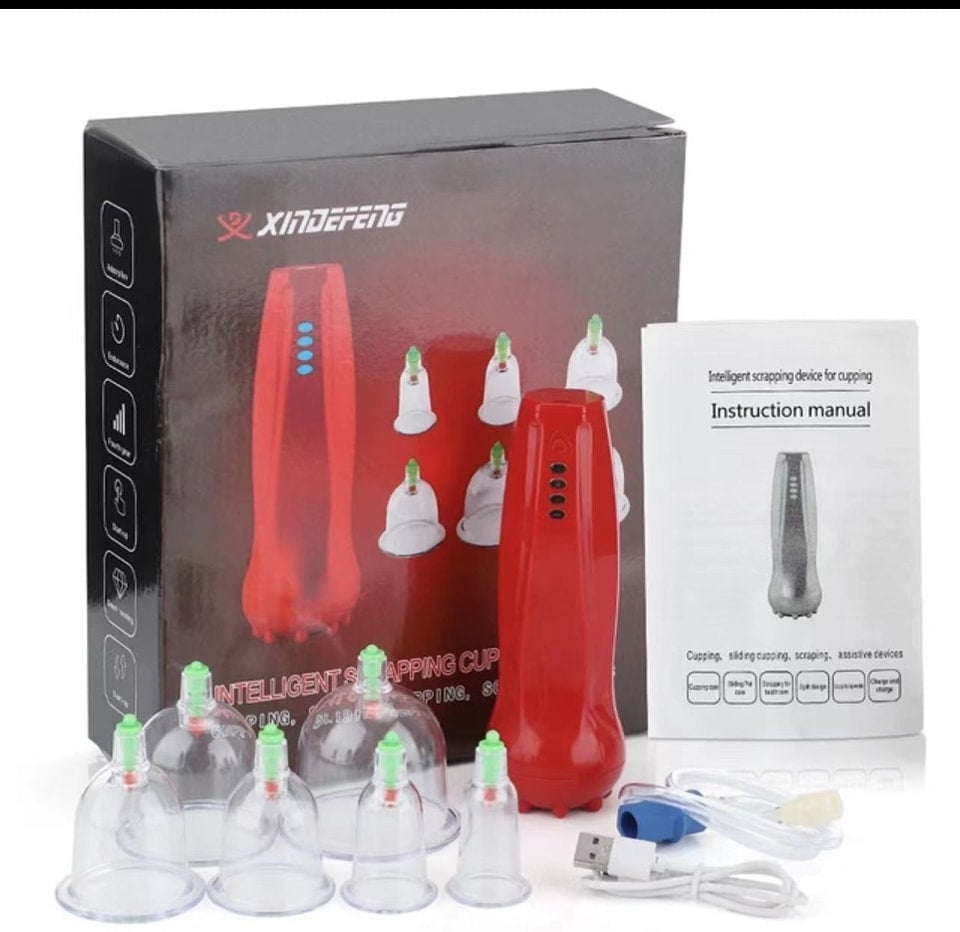 Smart Electric Cupping Therapy Device - جهاز الحجامة الكهربائية الذكي