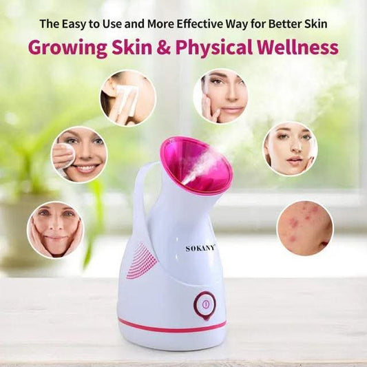Sokany Gold Ionic Facial Steamer - جهاز سوكاني جولد للوجه بخار أيوني – سبا منزلي متكامل