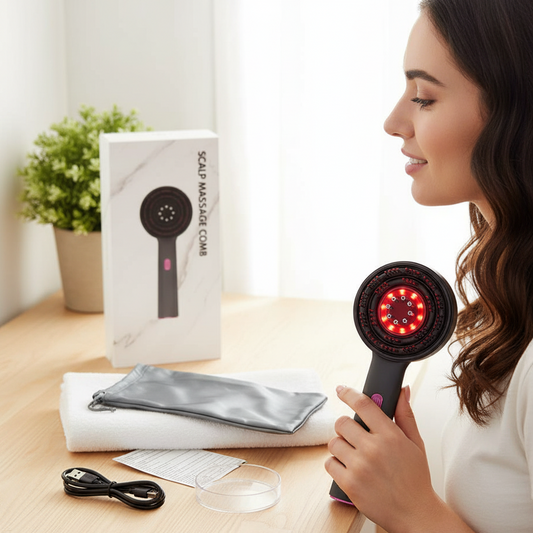 Scalp Massage Comb - جهاز تدليك فروة الرأس والعناية بالشعر