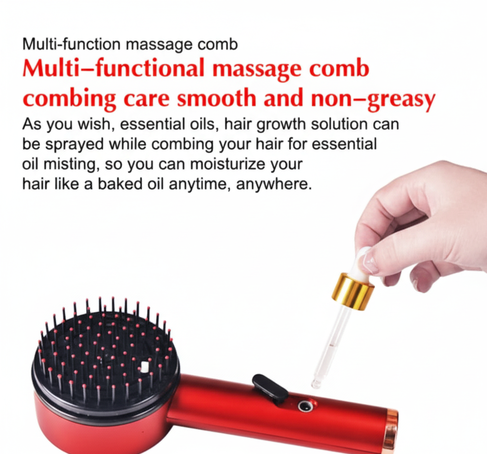 Scalp Massage Comb - جهاز تدليك فروة الرأس والعناية بالشعر