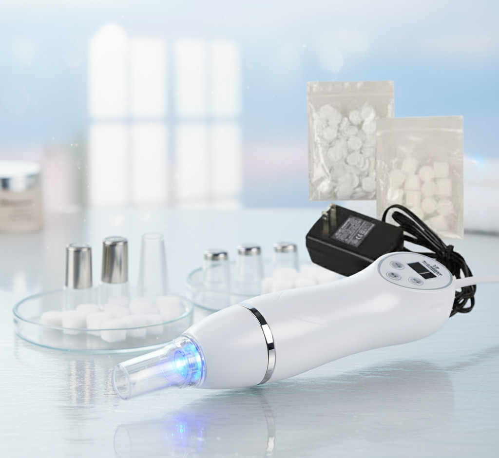 Home Diamond Microdermabrasion Device – Deep Exfoliation & Radiant Skin | جهاز التقشير الكريستالي المنزلي – لبشرة ناعمة ومشرقة