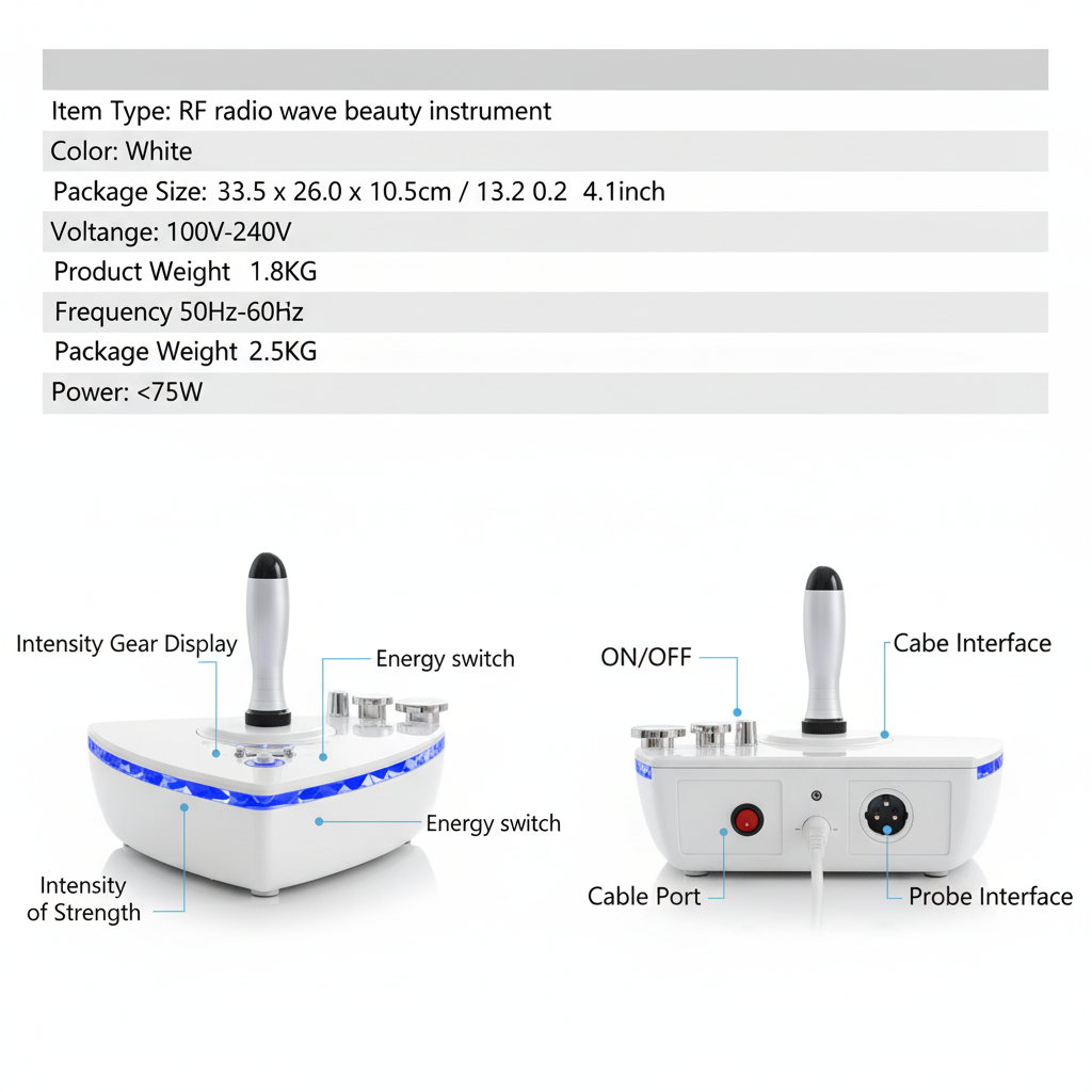 Mini RF Beauty Device – Face & Body Firming | جهاز شد البشرة بالترددات الراديوية للوجه والجسم