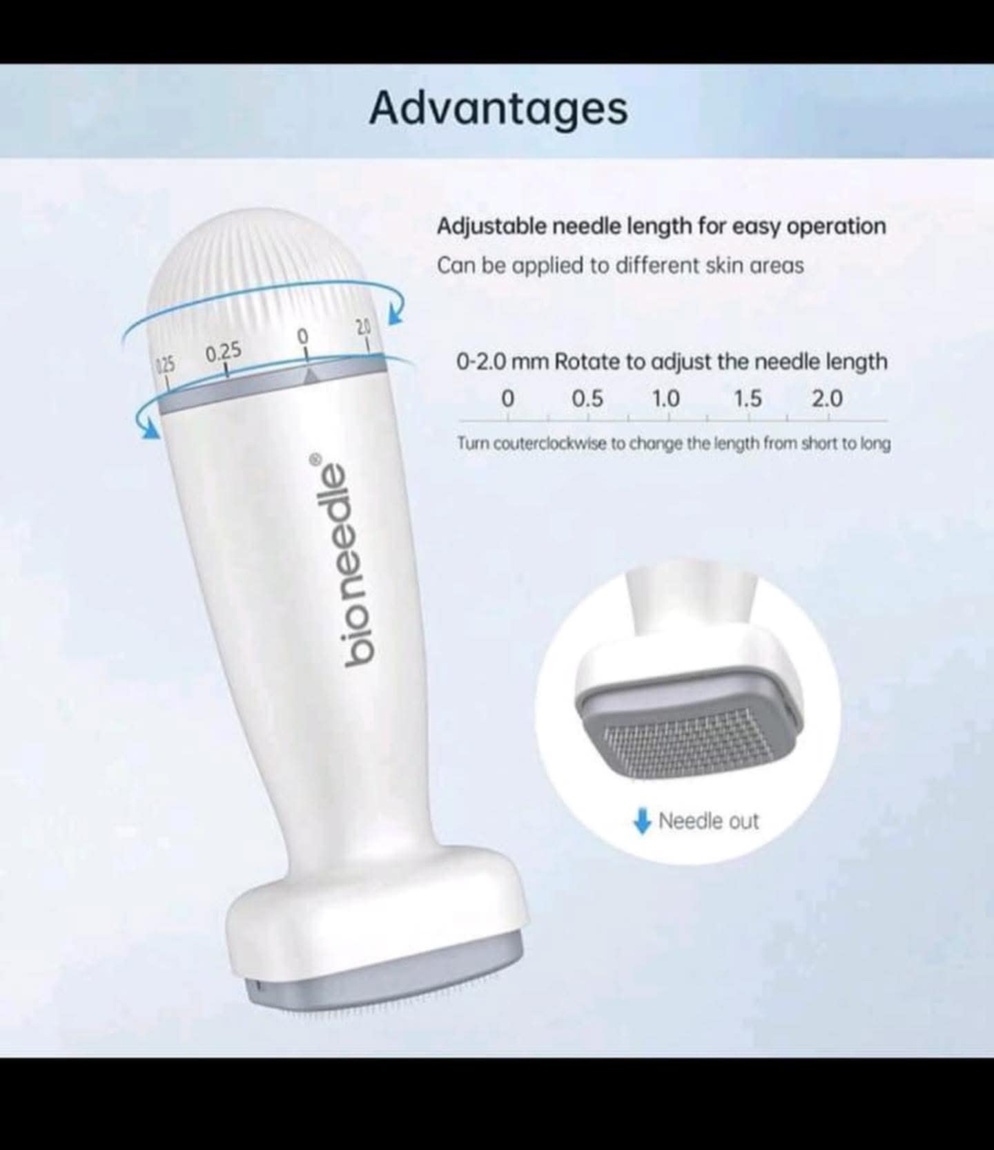 BioNeedle Derma Stamp - جهاز ديرما ستامب بإبر قابلة للتعديل